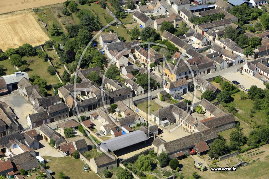 Photo arienne de Champigny (la Chapelle Champigny)