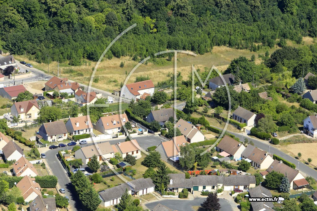 Photo arienne de Champigny (les Pourprises)