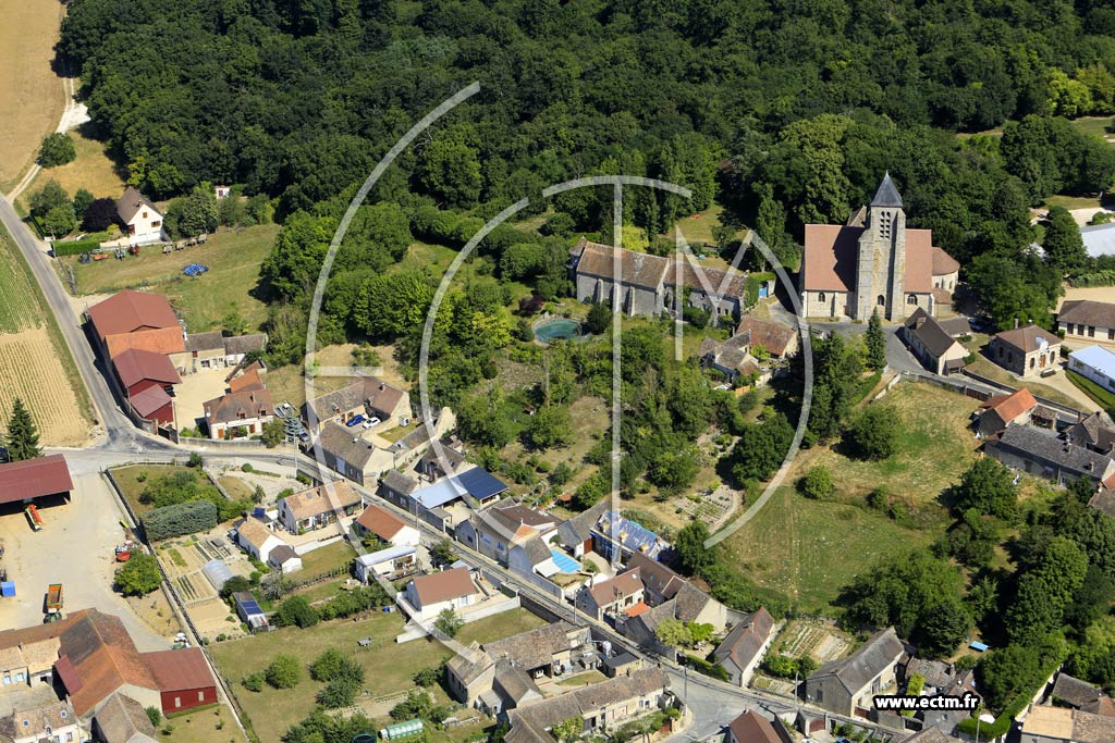 Photo arienne de Chaumont