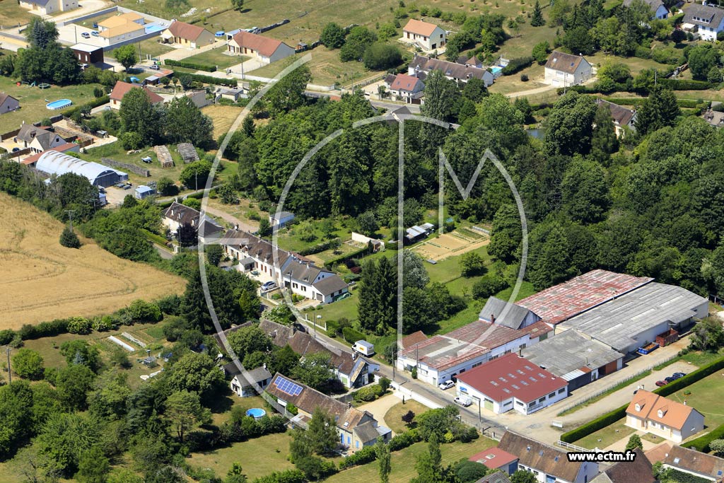 Photo arienne de Collemiers