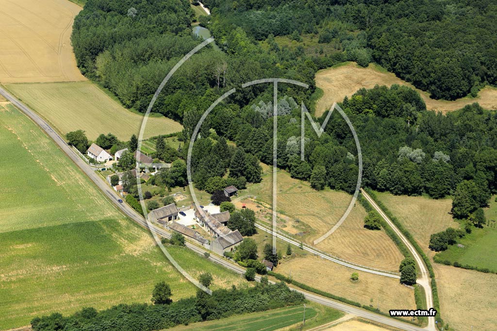 Photo arienne de Dollot (la Haute Borne)