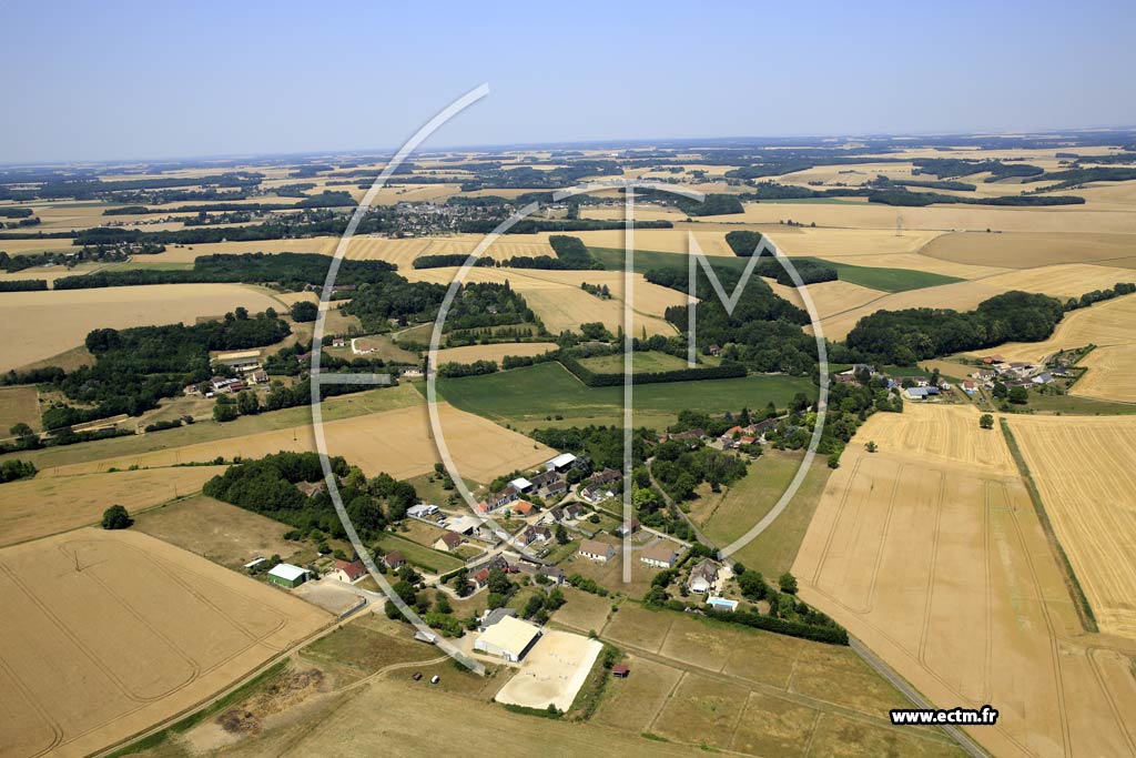 Photo arienne de griselles-le-Bocage (les Rivaux)