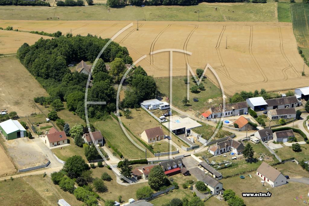 Photo arienne de griselles-le-Bocage (les Rivaux)