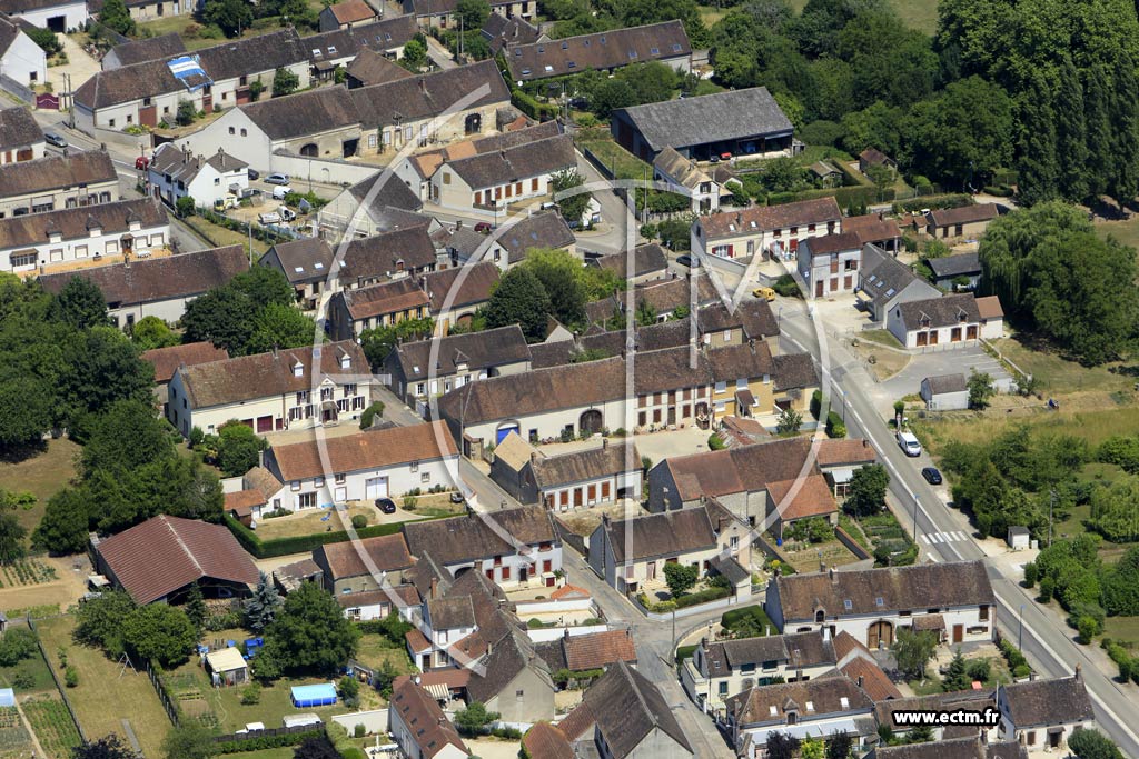Photo arienne de tigny