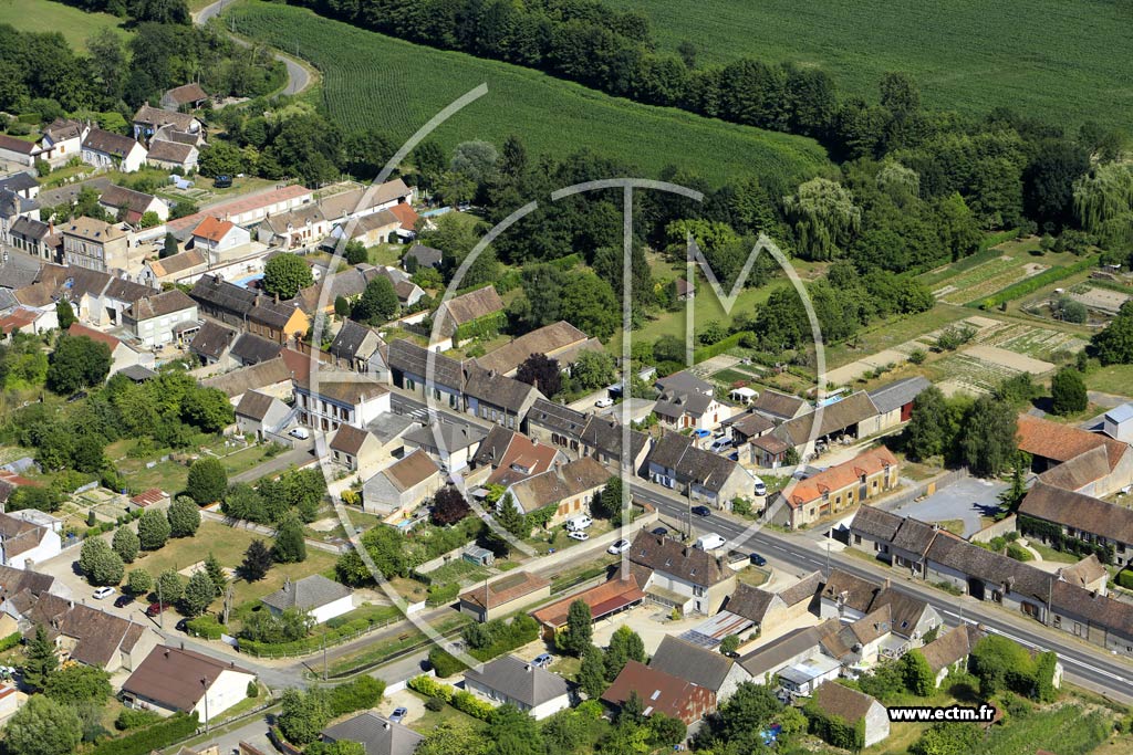 Photo arienne de Foissy-sur-Vanne