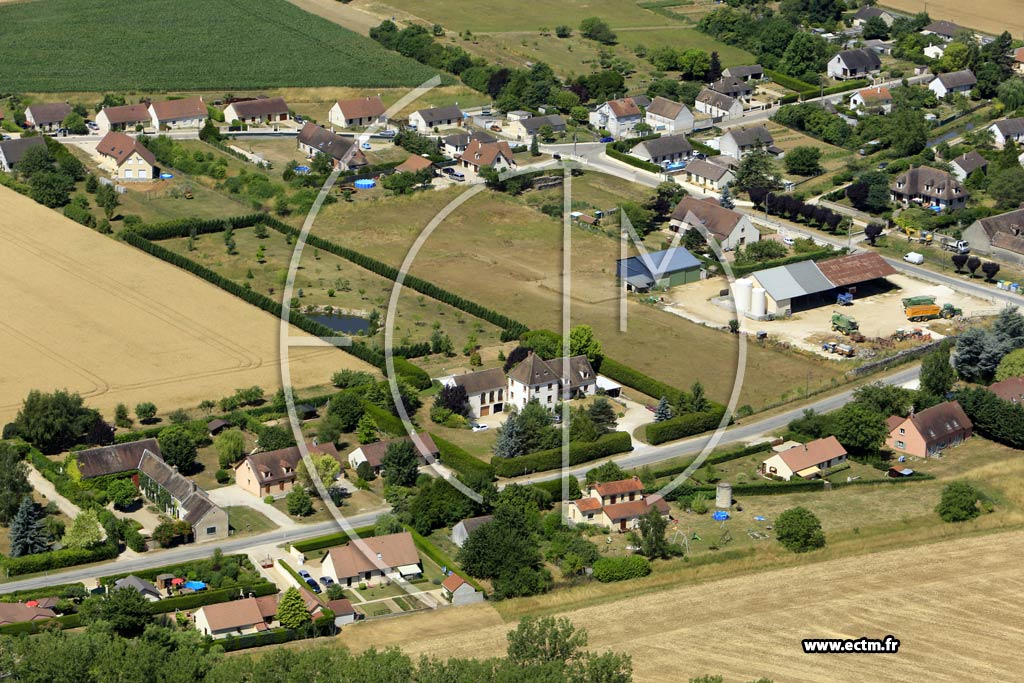 Photo arienne de Gisy-les-Nobles