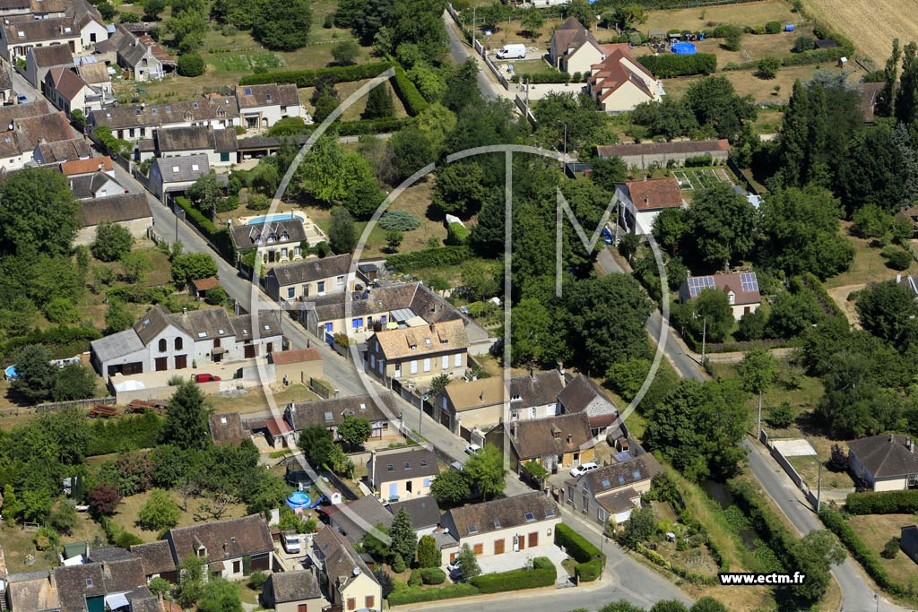 Photo arienne de Gisy-les-Nobles
