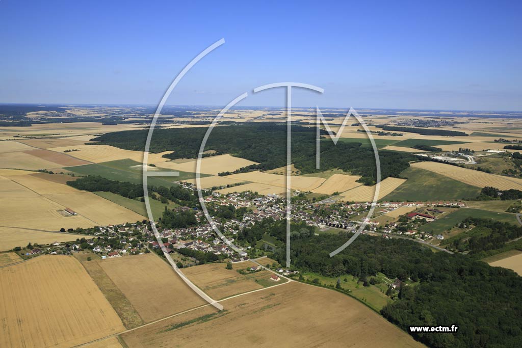 Photo arienne de La Chapelle-sur-Oreuse