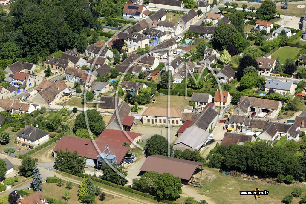 Photo arienne de La Chapelle-sur-Oreuse