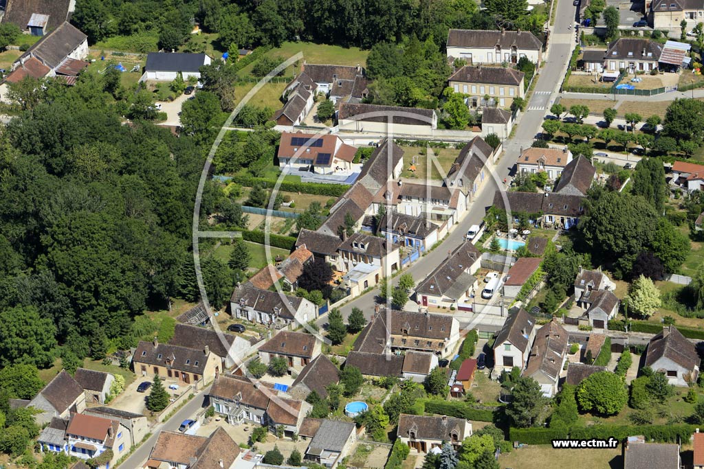 Photo arienne de La Chapelle-sur-Oreuse