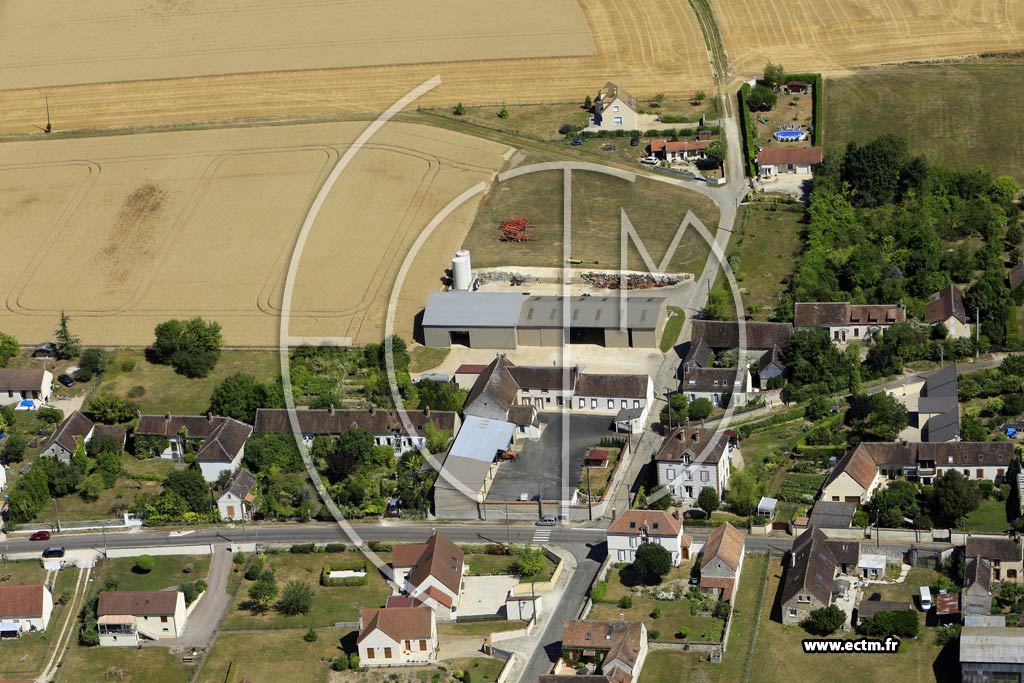 Photo arienne de La Chapelle-sur-Oreuse