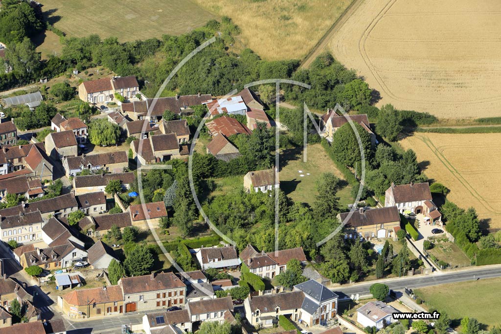 Photo arienne de Les Bordes