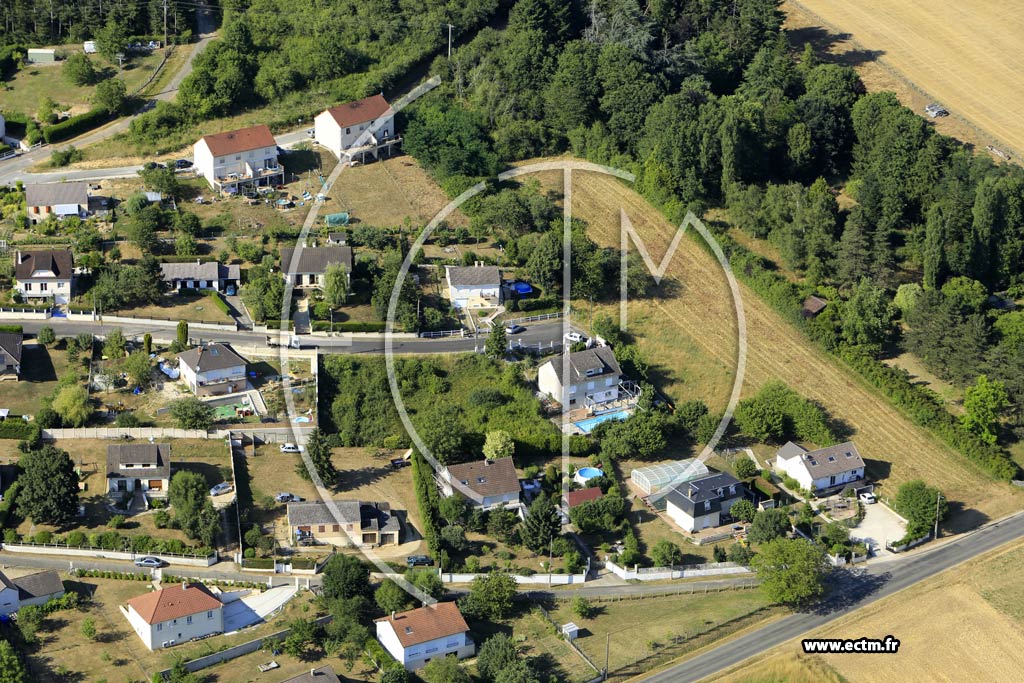 Photo arienne de Les Bordes