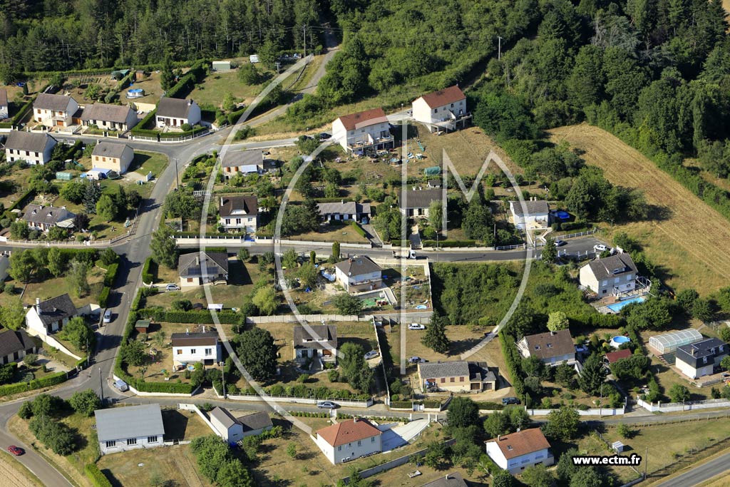 Photo arienne de Les Bordes