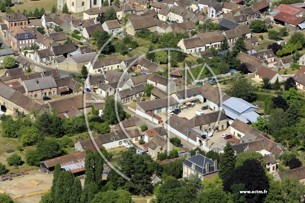 Photo arienne de Les Siges