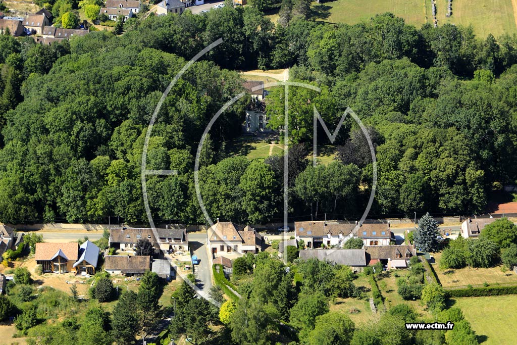 Photo arienne de Les Siges