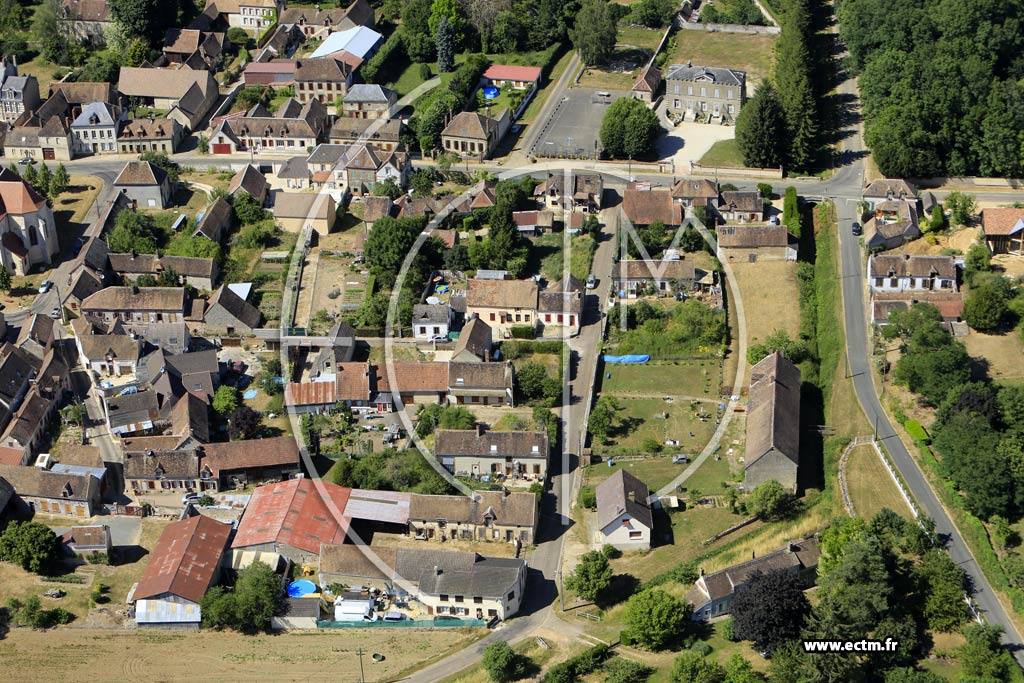 Photo arienne de Les Siges