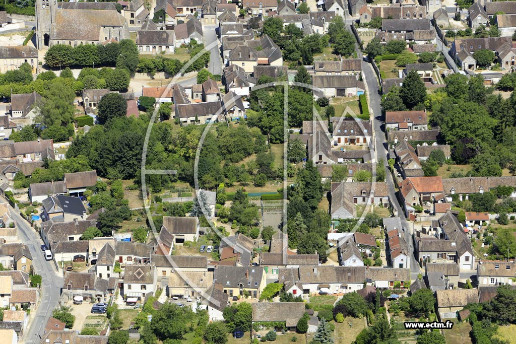 Photo arienne de Michery