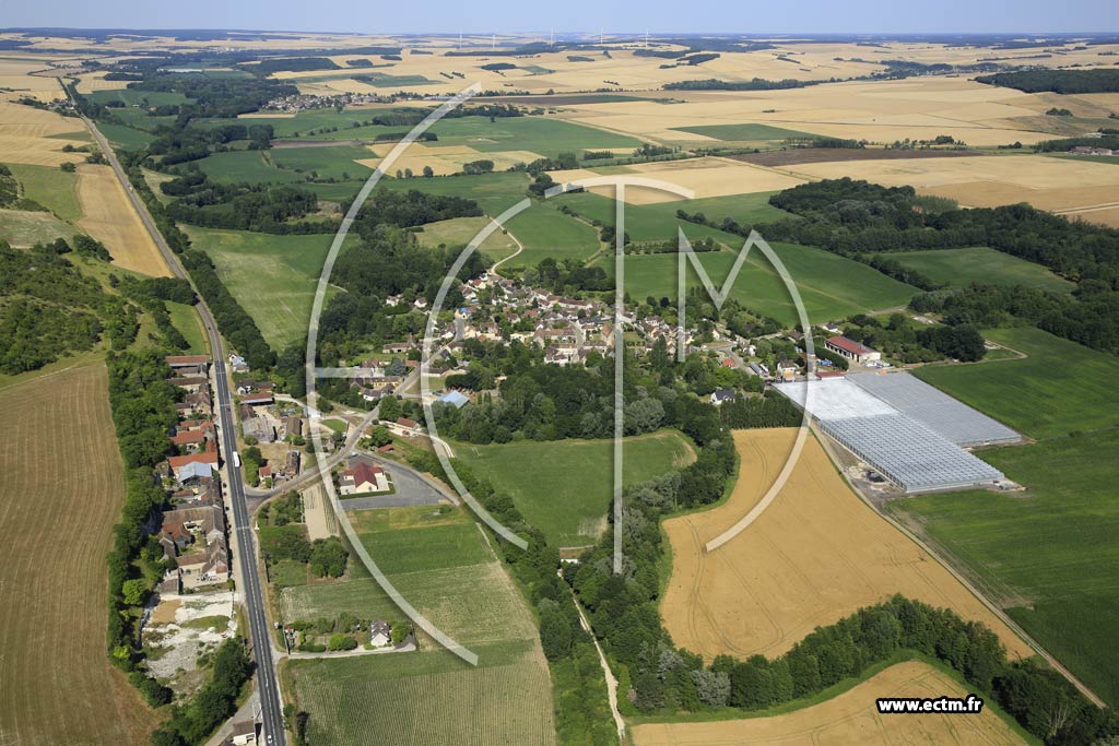 Photo arienne de Pont-sur-Vanne