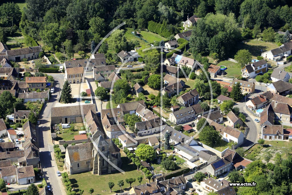 Photo arienne de Pont-sur-Vanne