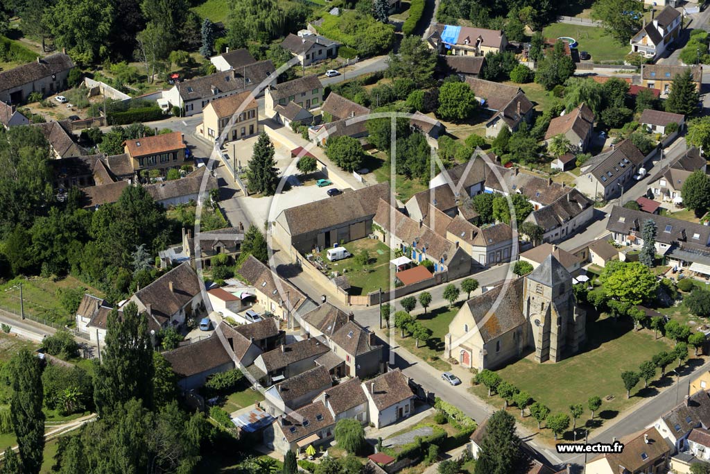 Photo arienne de Pont-sur-Vanne