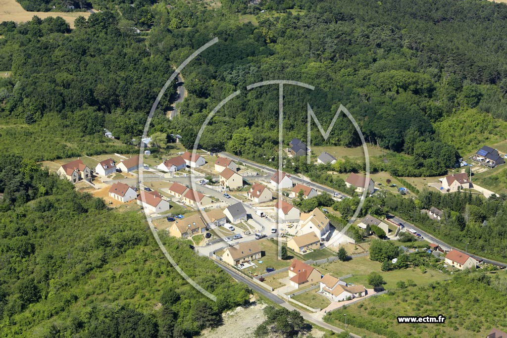 Photo arienne de Pont-sur-Yonne (Fosse du Cierge)