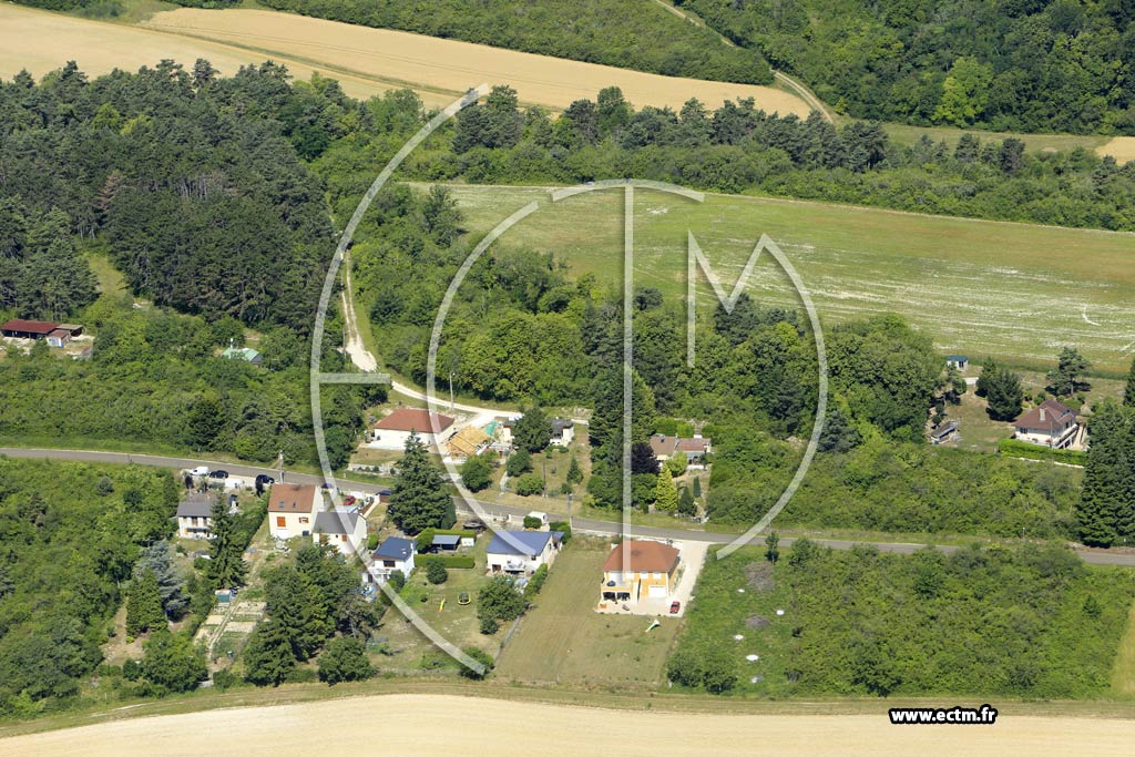 Photo arienne de Pont-sur-Yonne (le Fond de la Croix)