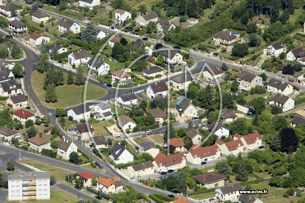 Photo arienne de Pont-sur-Yonne (le Fond de la Croix)
