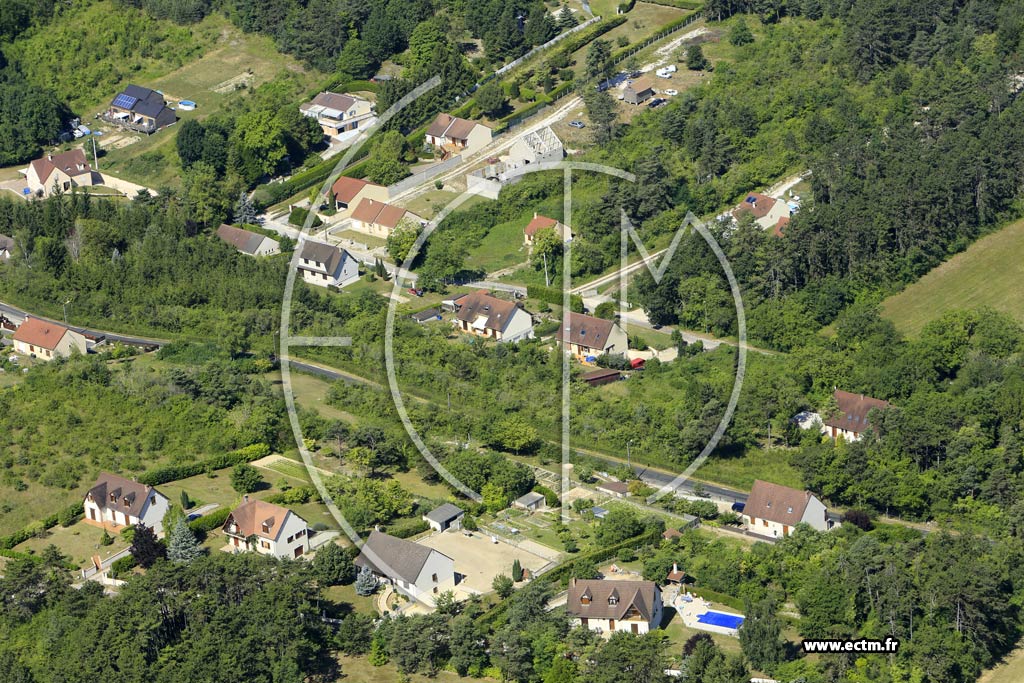 Photo arienne de Pont-sur-Yonne (le Fond de la Croix)
