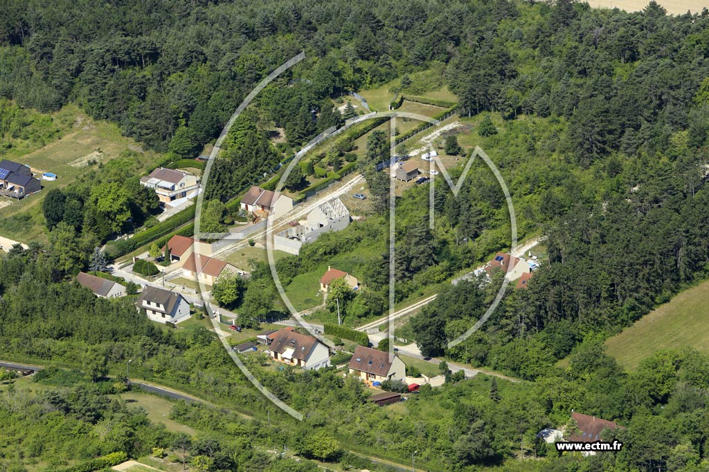 Photo arienne de Pont-sur-Yonne (le Fond de la Croix)