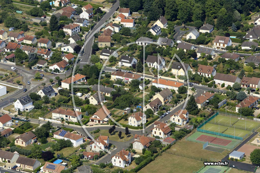 Photo arienne de Saint-Clment