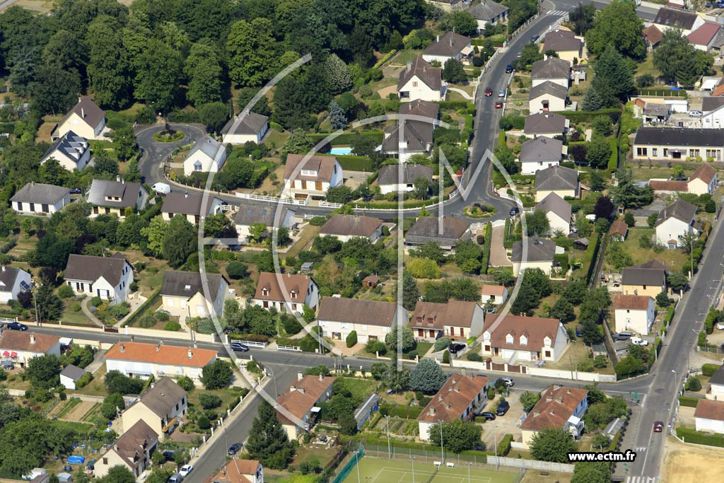 Photo arienne de Saint-Clment