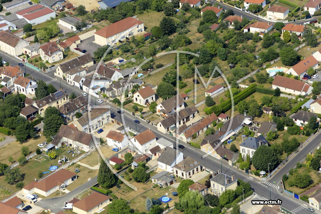 Photo arienne de Saint-Clment