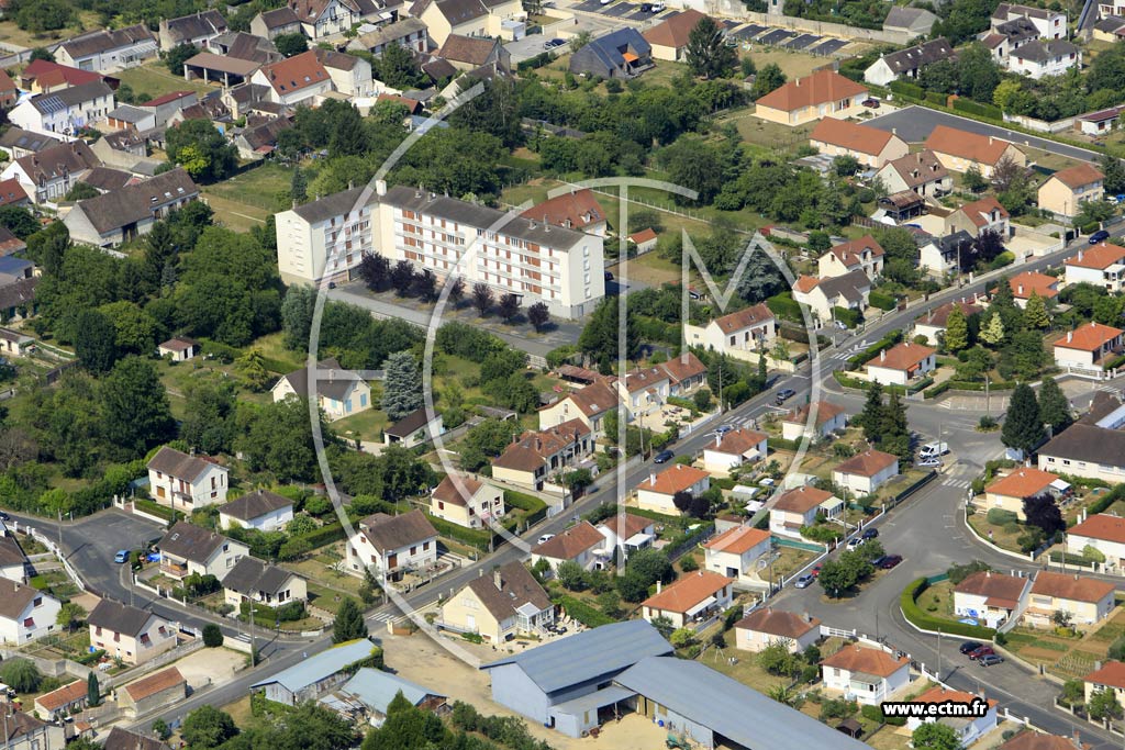 Photo arienne de Saint-Clment