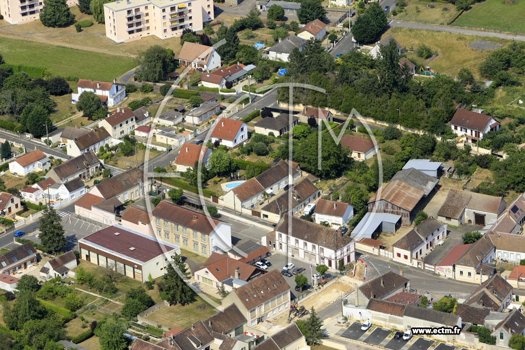 Photo arienne de Saint-Clment