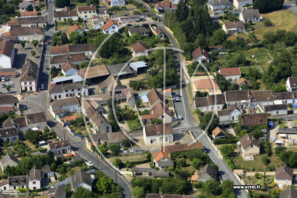Photo arienne de Saint-Clment