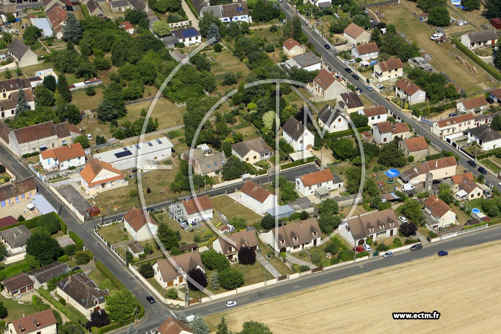 Photo arienne de Saint-Clment