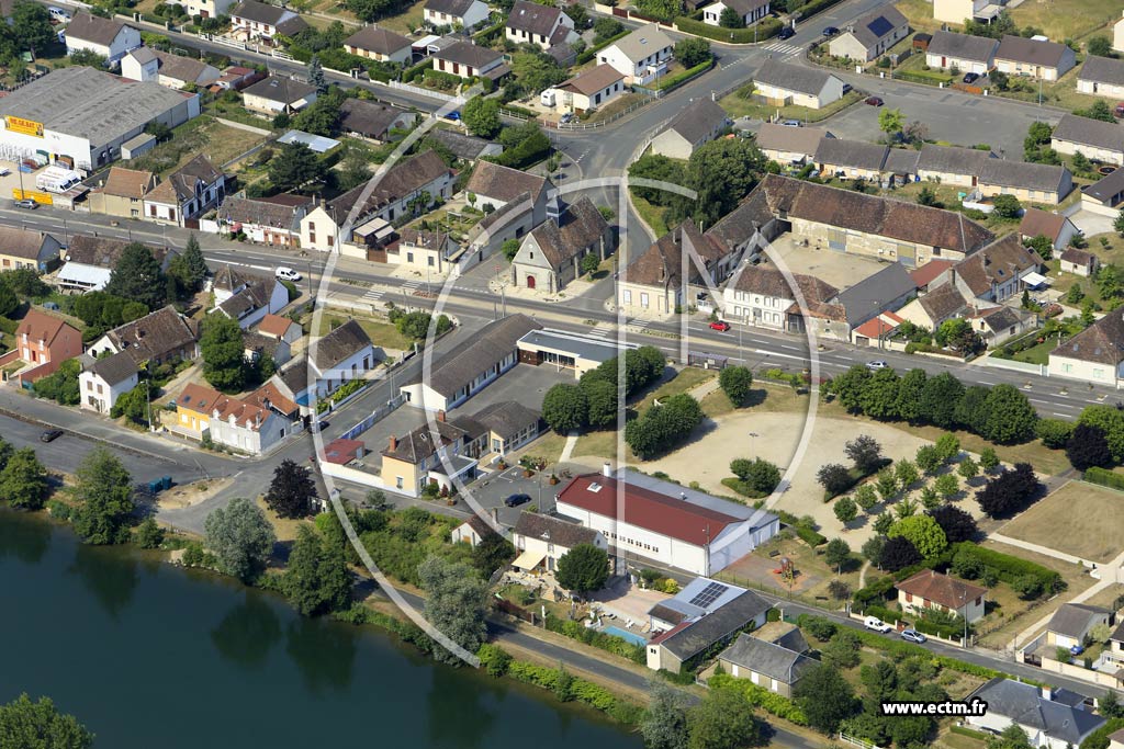 Photo arienne de Saint-Denis-ls-Sens
