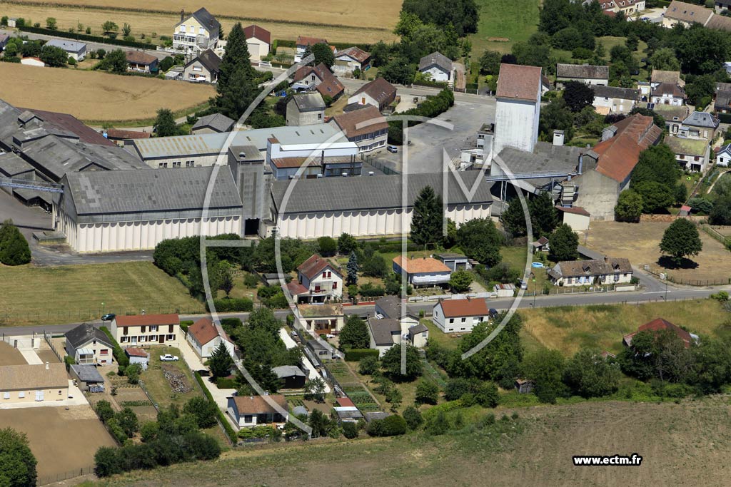 Photo arienne de Saint-Valrien