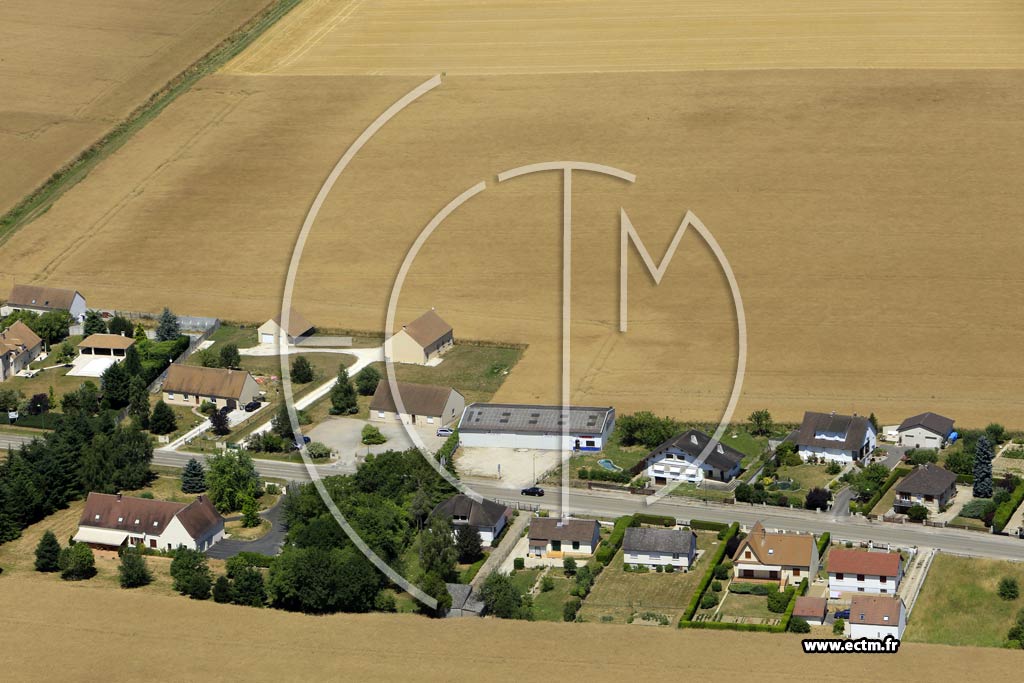 Photo arienne de Saint-Valrien