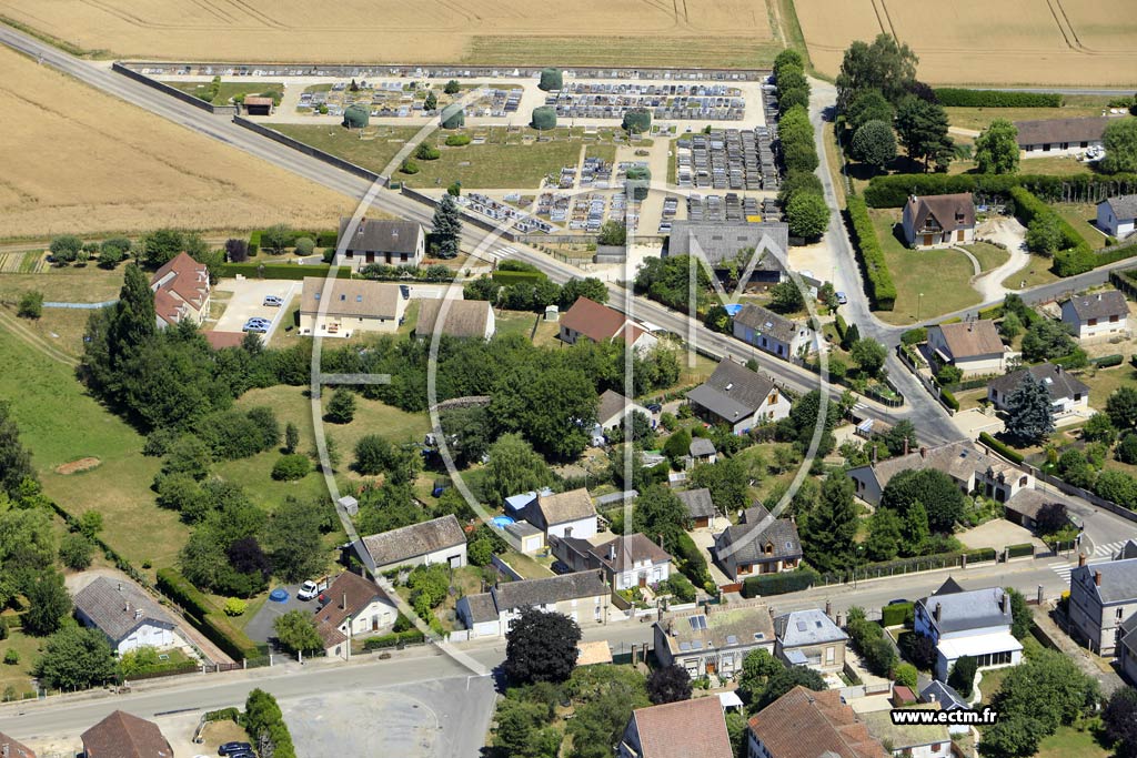 Photo arienne de Saint-Valrien