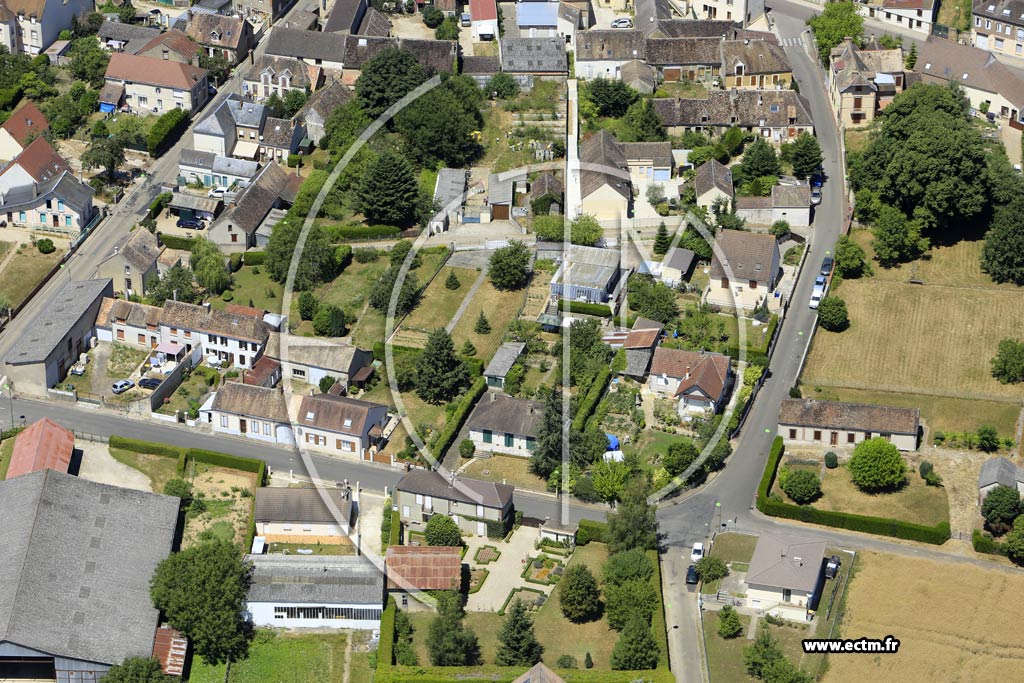 Photo arienne de Saint-Valrien