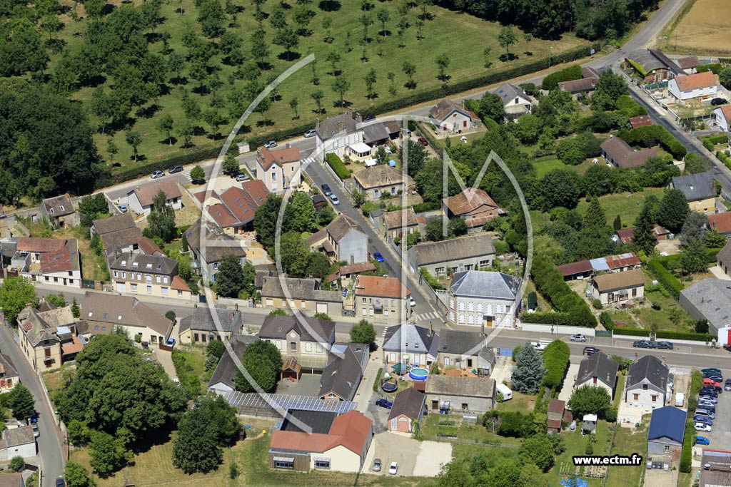Photo arienne de Saint-Valrien