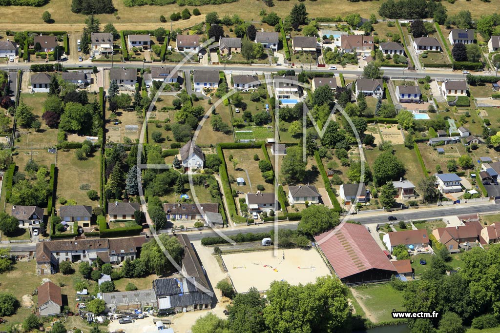Photo arienne de Saligny