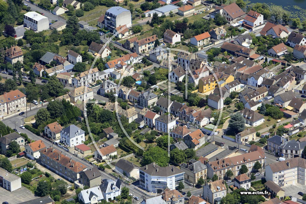 Photo arienne de Sens (Faubourg d'Yonne)