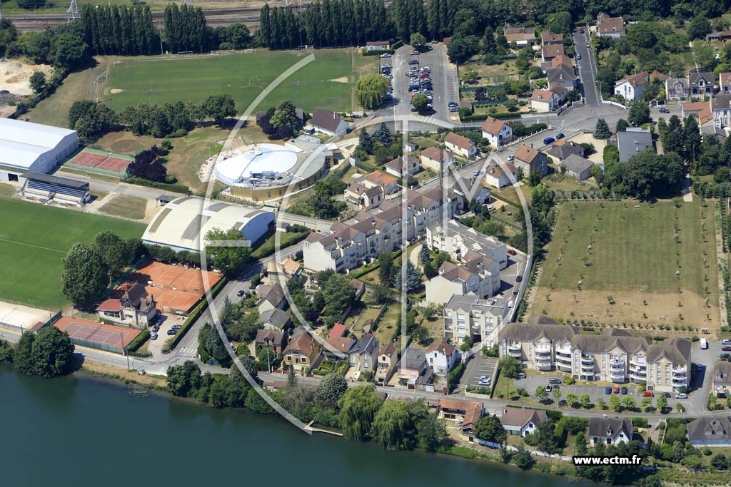 Photo arienne de Sens (Faubourg d'Yonne)