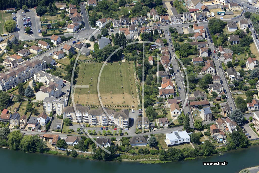 Photo arienne de Sens (Faubourg d'Yonne)