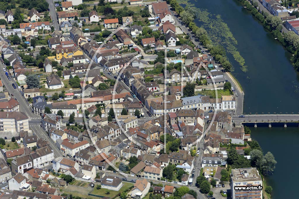 Photo arienne de Sens (Faubourg d'Yonne)