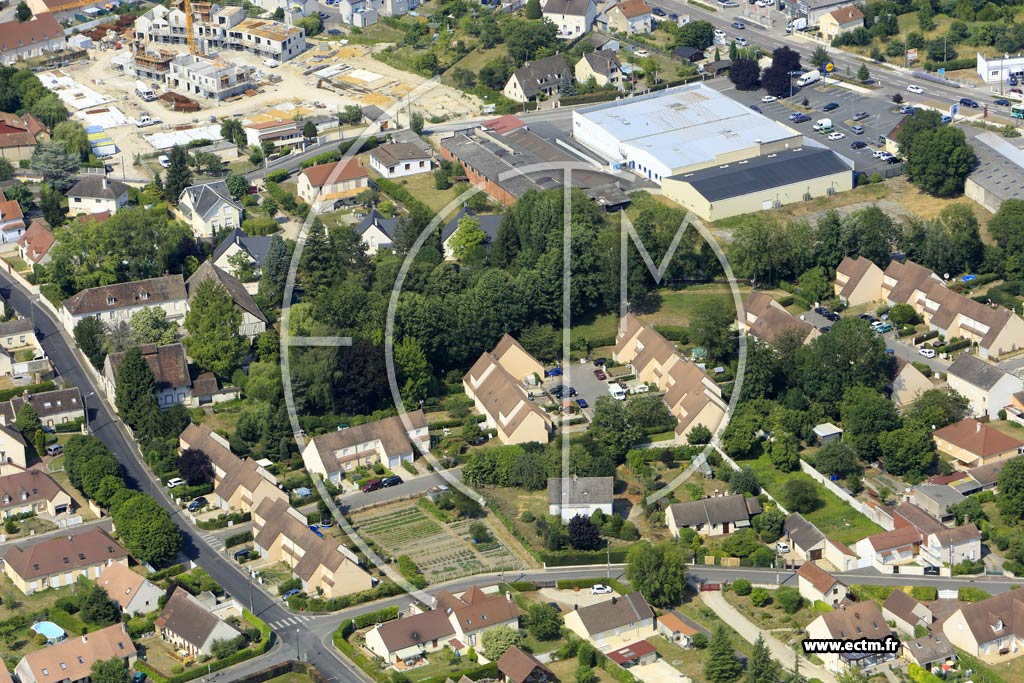 Photo arienne de Sens (le Pont Bruant)