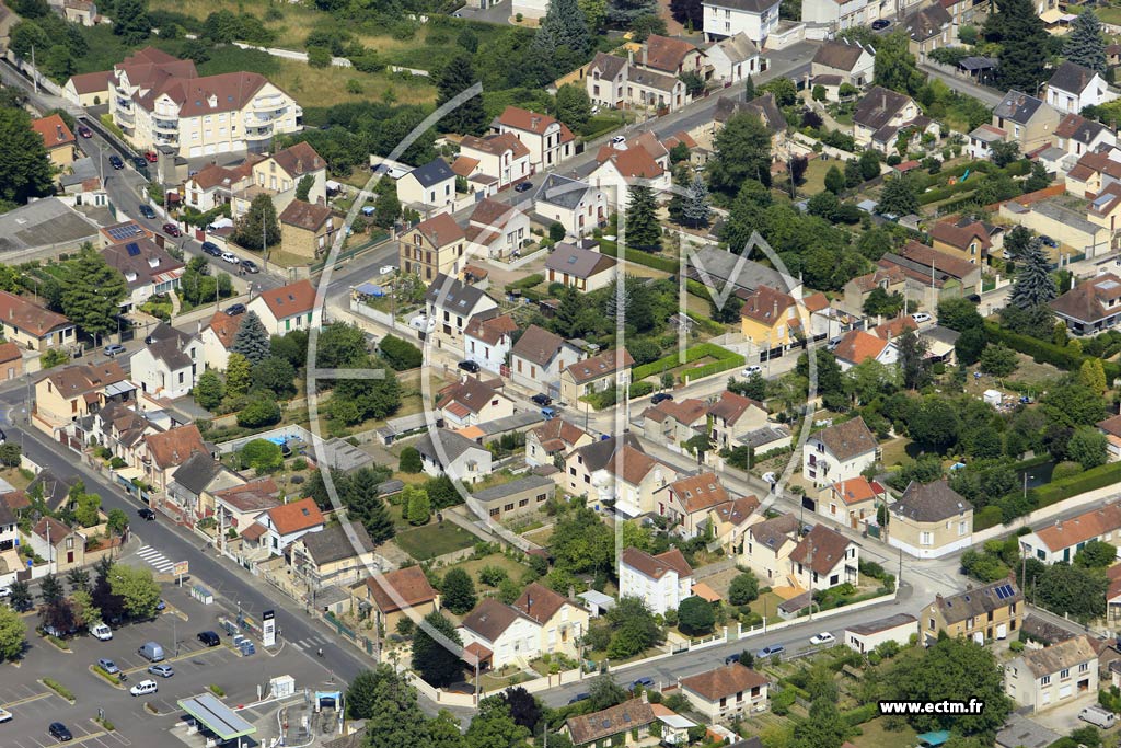 Photo arienne de Sens (Saint-Paul)